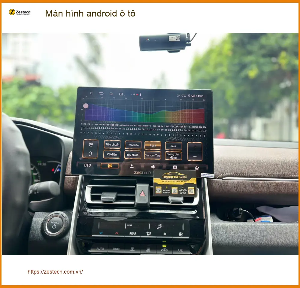 Anh Duy nâng cấp màn hình Android ô tô cho Kia Carnival tại Quận 6 để giải trí khi chờ đón con ảnh thực tế 5