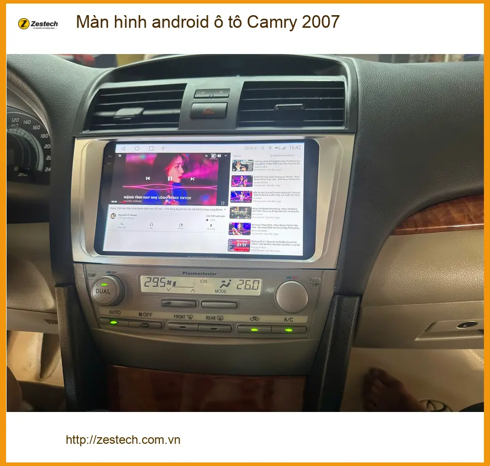 Anh Bình nâng cấp màn hình Android ô tô Camry 2007 Quận Huyện Nhà Bè
