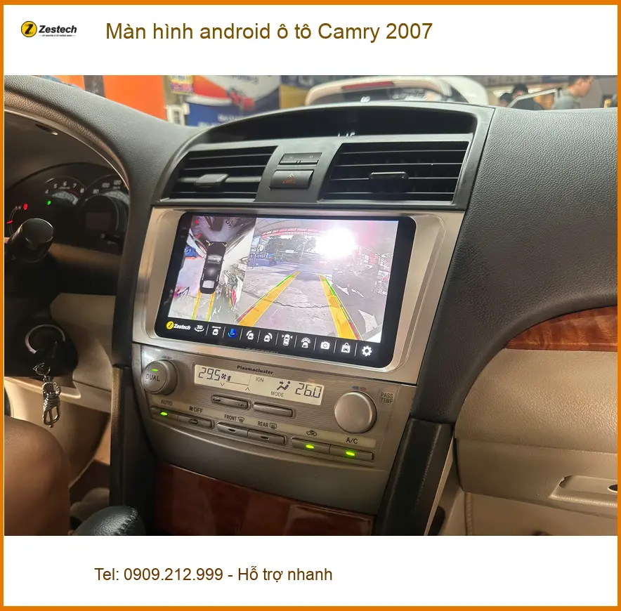 Anh Dũng lắp màn hình Android ô tô Camry 2007 tại Củ Chi để nâng tầm giải trí ảnh thực tế 3
