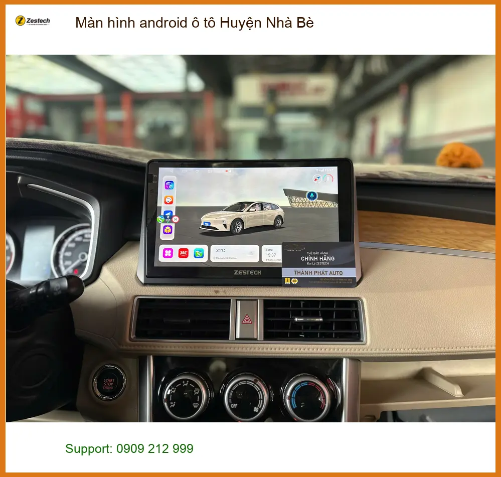 Trung Tâm Gắn Màn Hình Android Ô Tô Huyện Nhà Bè - Nâng Cấp Chính Hãng