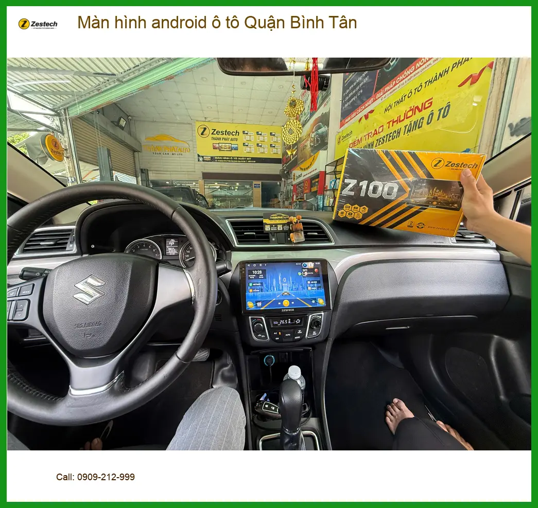 Nơi Gắn Màn Hình Android Ô Tô hình android ô tô Quận Bình Tân - Giá Tốt TPHCM ảnh thực tế 2