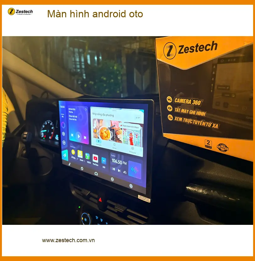Chị Mai lắp màn hình Android ô tô cho VinFast Lux A2.0 tại Thủ Đức ảnh thực tế 5