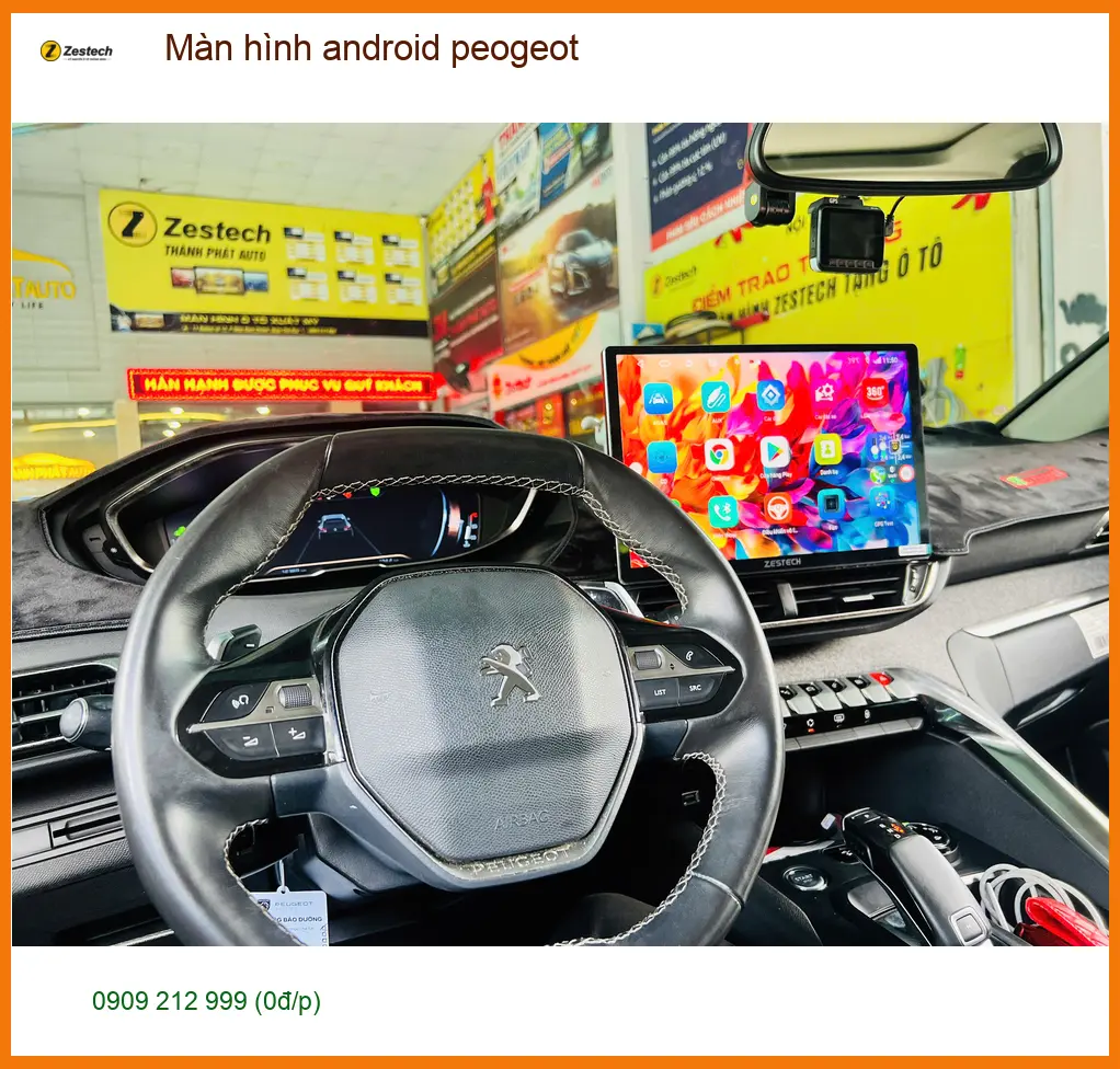 Anh Minh lắp màn hình Android Peugeot 5008 tại Quận 9 nâng tầm trải nghiệm ảnh thực tế 2