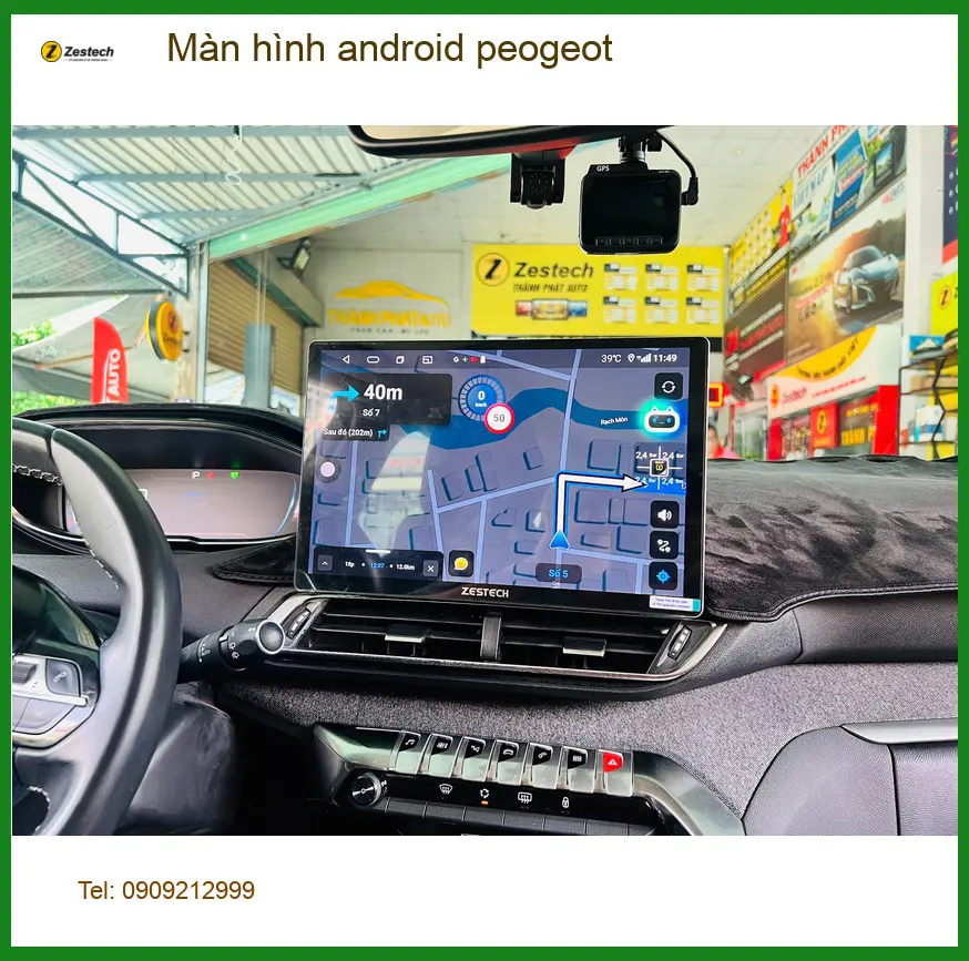 Anh Minh lắp màn hình Android Peugeot 5008 tại Quận 9 nâng tầm trải nghiệm ảnh thực tế 4