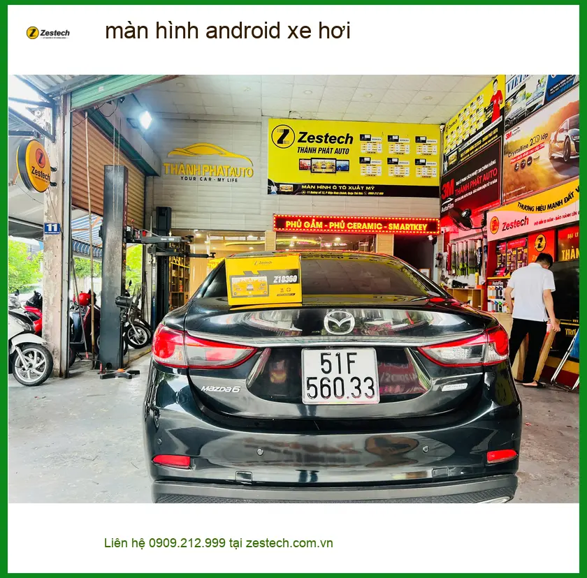 Chị Mai Anh nâng cấp màn hình Android xe hơi Honda CRV tại Quận Gò Vấp ảnh thực tế 2