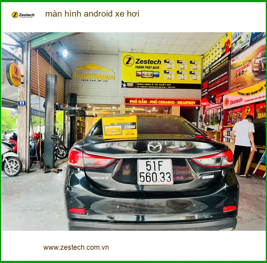 Chú Bách lắp màn hình Android xe hơi cho Honda CRV tại Quận 5 ảnh thực tế 2