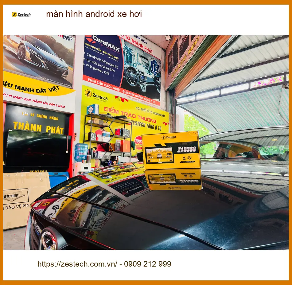 Chị Mai Anh nâng cấp màn hình Android xe hơi Honda CRV tại Quận Gò Vấp ảnh thực tế 4