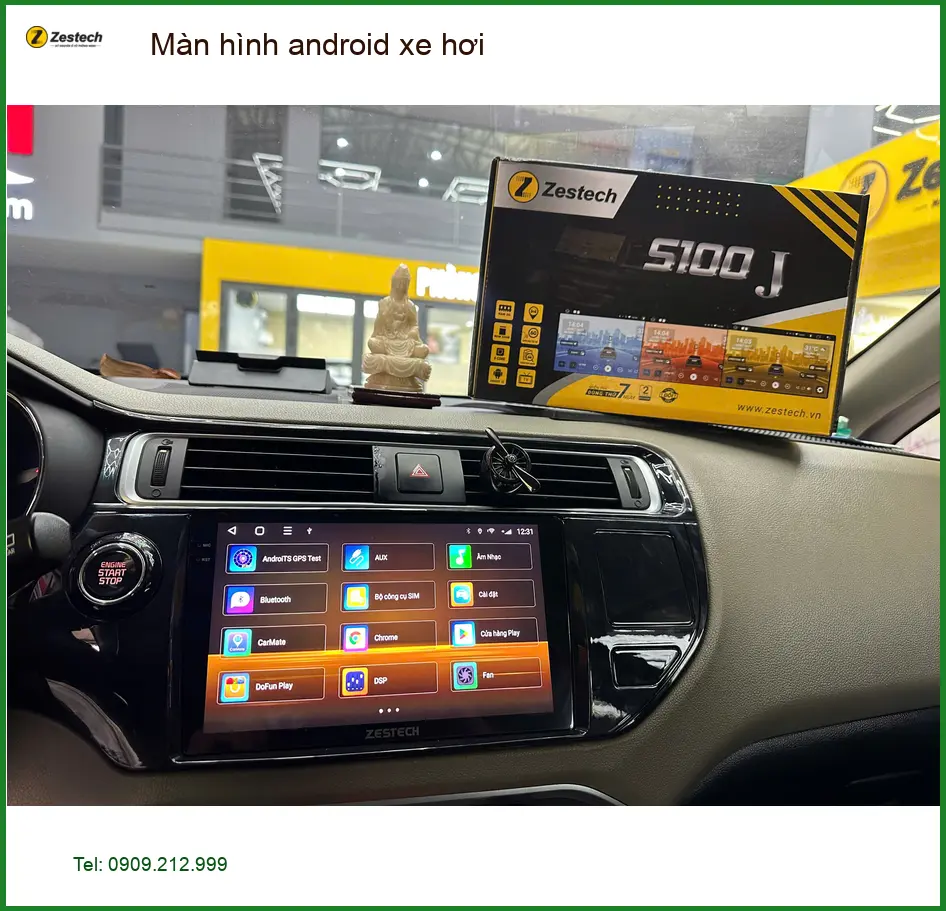 Anh Vĩnh lắp màn hình android xe hơi cho Mazda CX-5 tại Hóc Môn để có bản đồ tiện lợi