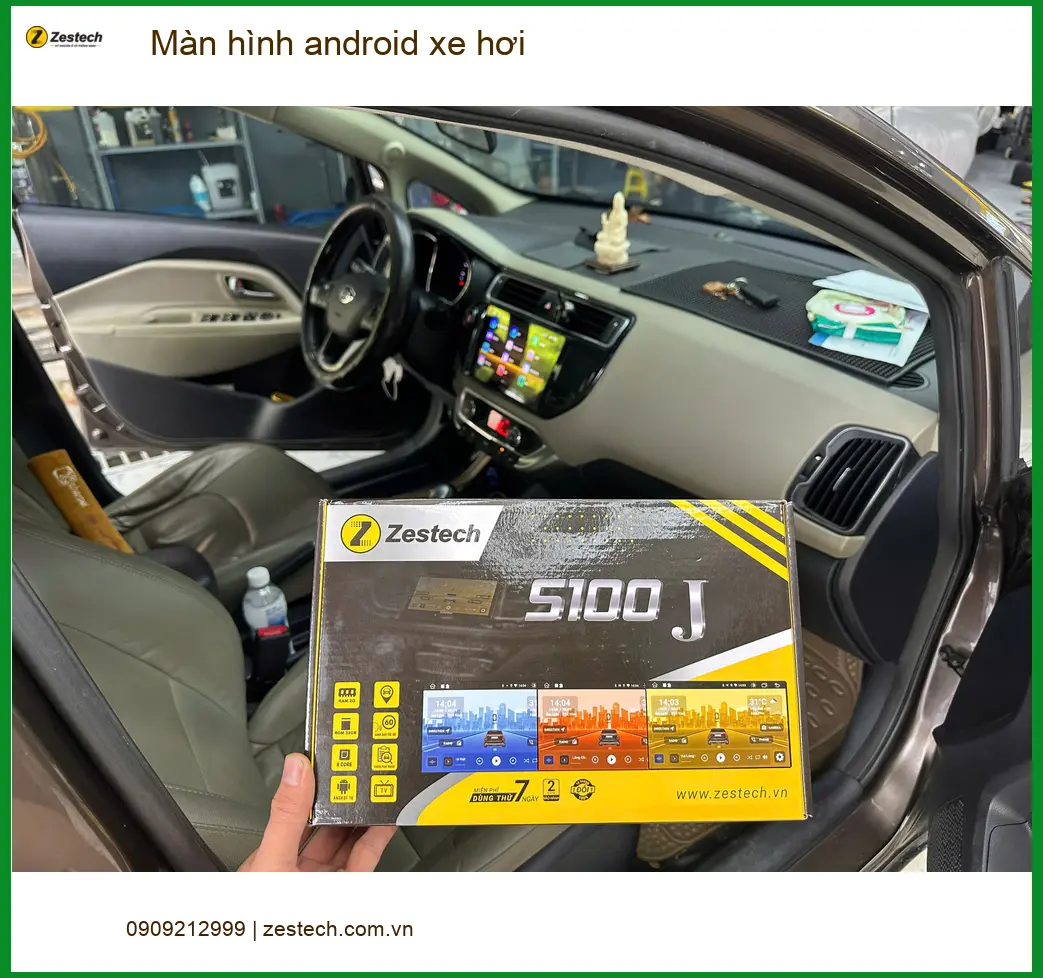 Anh Vĩnh lắp màn hình android xe hơi cho Mazda CX-5 tại Hóc Môn để có bản đồ tiện lợi ảnh thực tế 2
