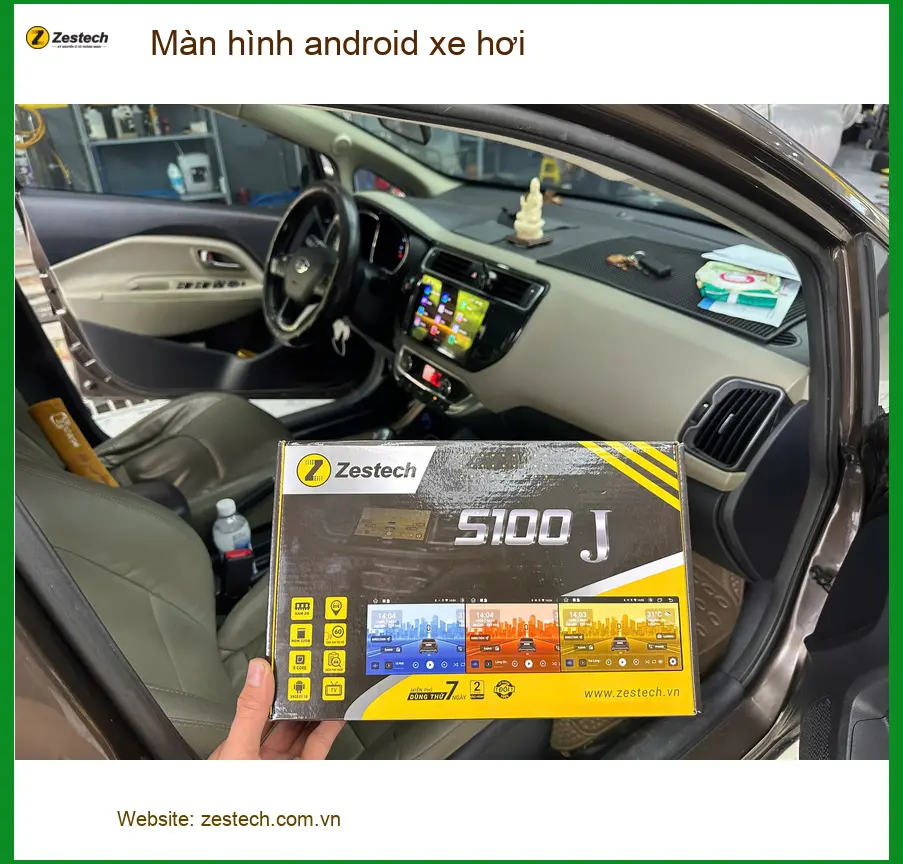 Chú Cường nâng cấp màn hình Android xe hơi cho Kia Seltos tại Bình Chánh ảnh thực tế 3