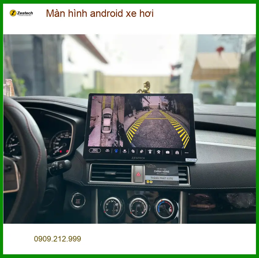 Chị Mai lắp màn hình android xe hơi cho Hyundai Elantra tại Quận Bình Tân