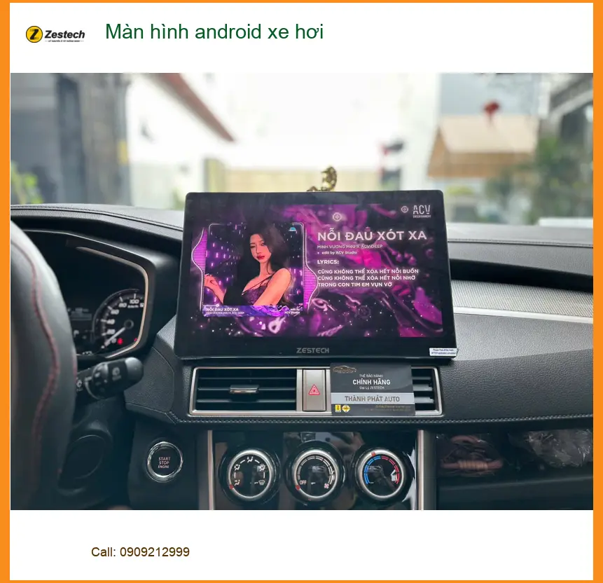 Anh Khải lắp màn hình Android xe hơi Hyundai Accent tại Quận 2 để tiện di chuyển và giải trí ảnh thực tế 2