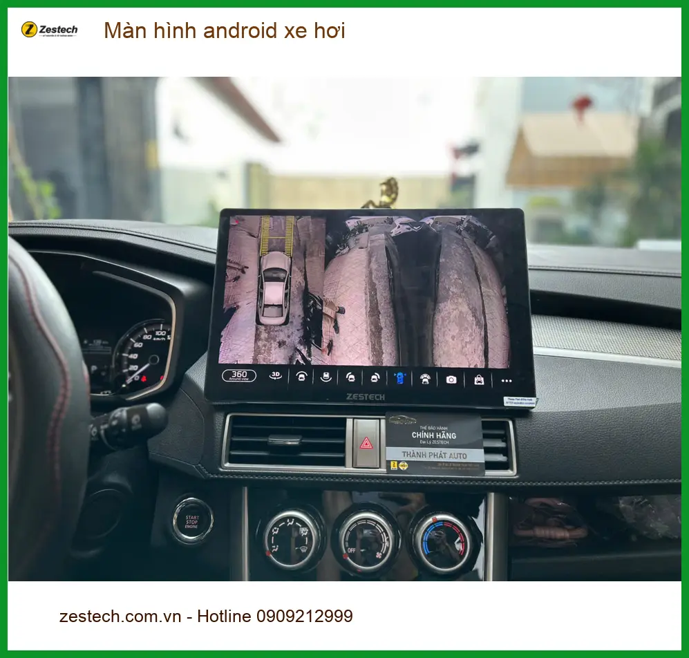 Anh Duy lắp màn hình Android xe hơi cho Toyota Camry ở Quận Gò Vấp để tiện dẫn đường và giải trí ảnh thực tế 2
