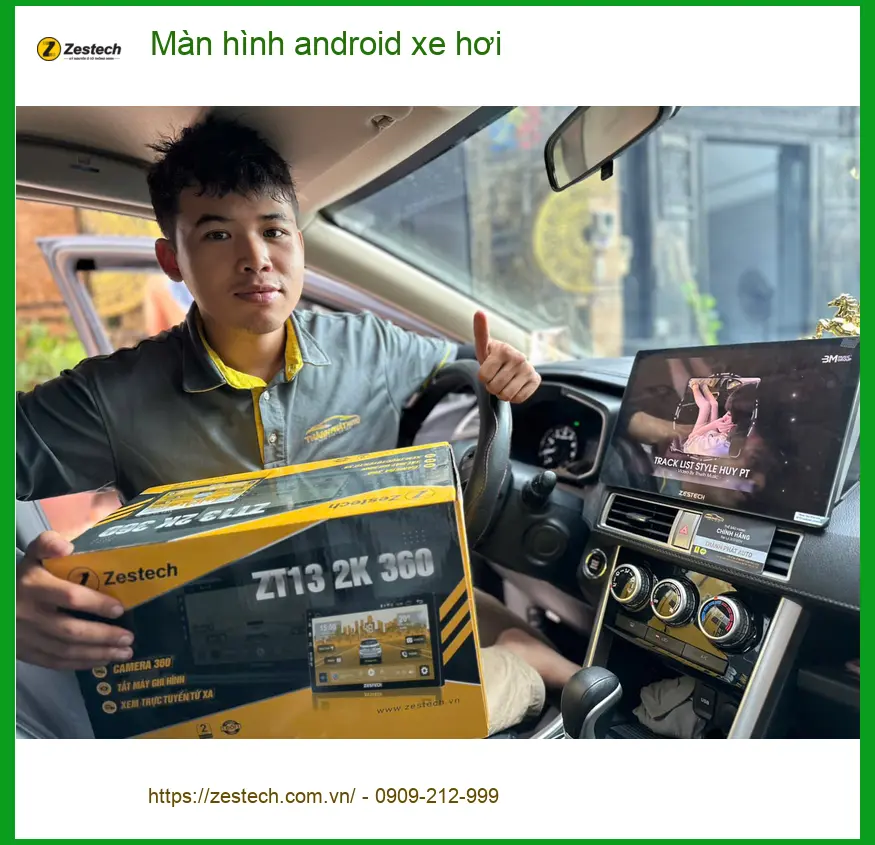 Anh Khải lắp màn hình Android xe hơi Hyundai Accent tại Quận 2 để tiện di chuyển và giải trí ảnh thực tế 3