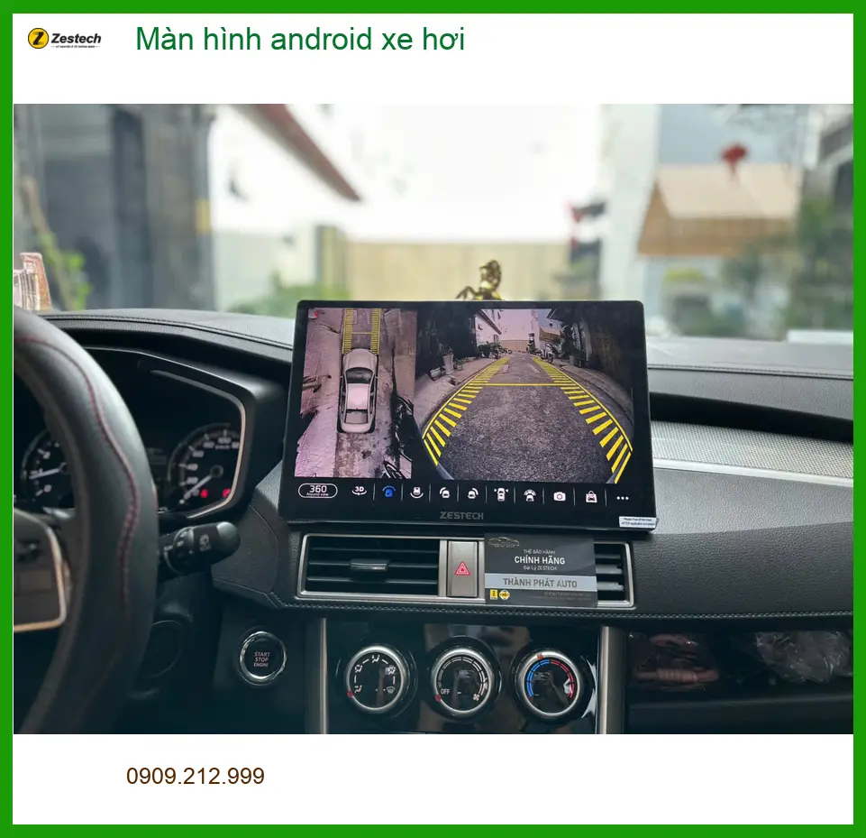 Anh Duy lắp màn hình Android xe hơi cho Toyota Camry ở Quận Gò Vấp để tiện dẫn đường và giải trí ảnh thực tế 3