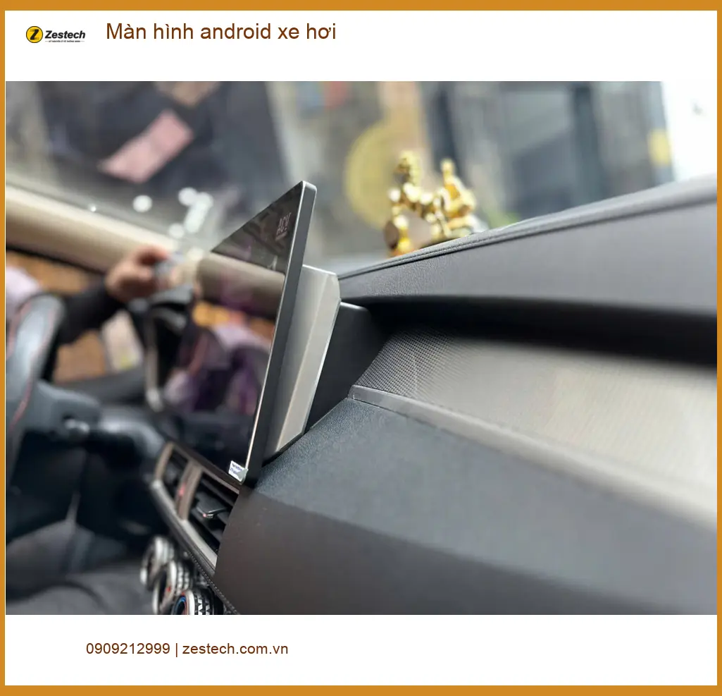 Anh Khải lắp màn hình Android xe hơi Hyundai Accent tại Quận 2 để tiện di chuyển và giải trí ảnh thực tế 5