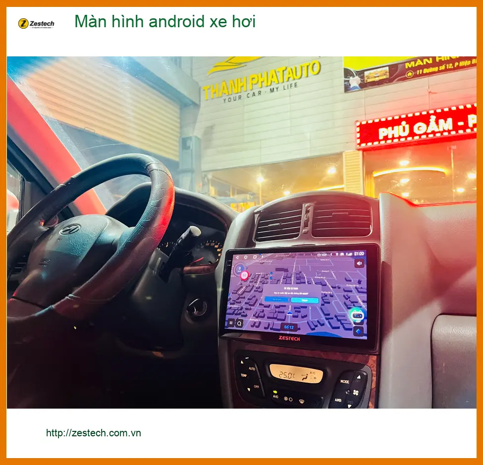 Anh Tuấn gắn màn hình Android xe hơi cho VinFast Lux A2.0 ở Thủ Đức.