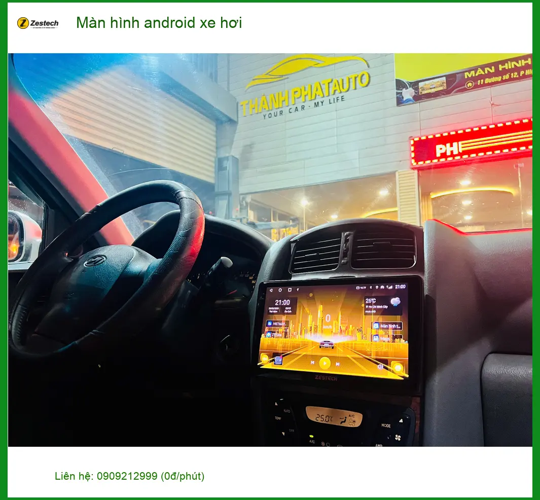 Anh Quang lắp màn hình android xe hơi cho Toyota Camry tại Quận 2 ảnh thực tế 2