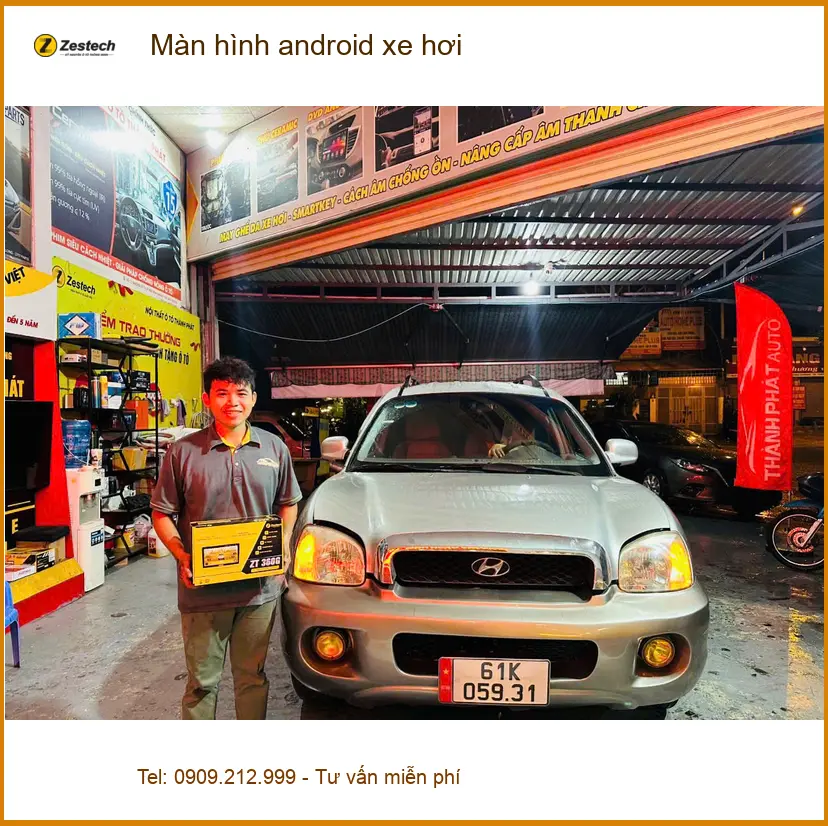 Anh Quang lắp màn hình android xe hơi cho Toyota Camry tại Quận 2 ảnh thực tế 3