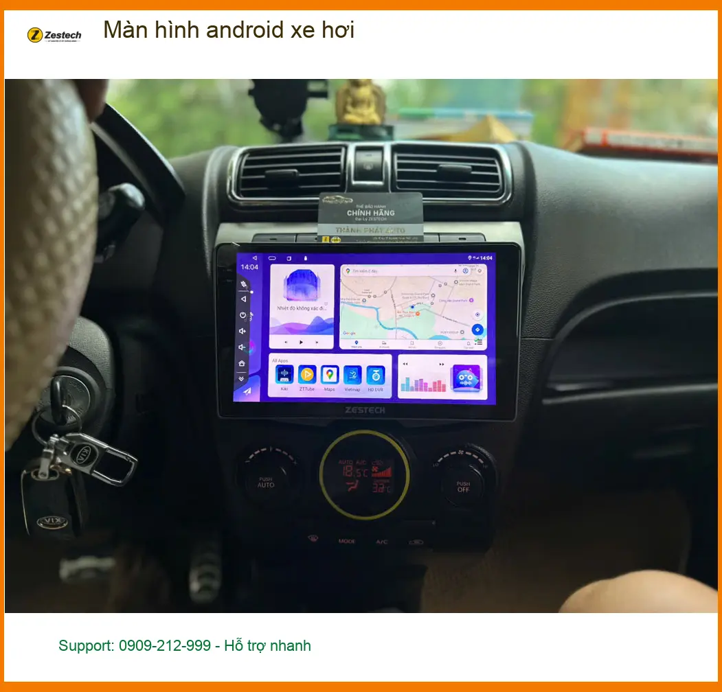 Chị Thanh lắp màn hình android xe hơi Honda CRV tại Quận Huyện Hóc Môn