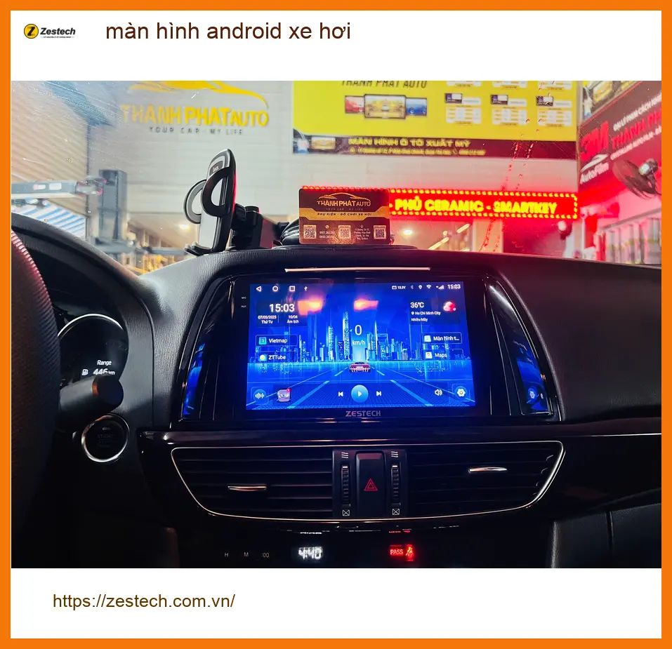 Anh Tấn lắp màn hình Android xe hơi cho Kia Carnival tại Hóc Môn