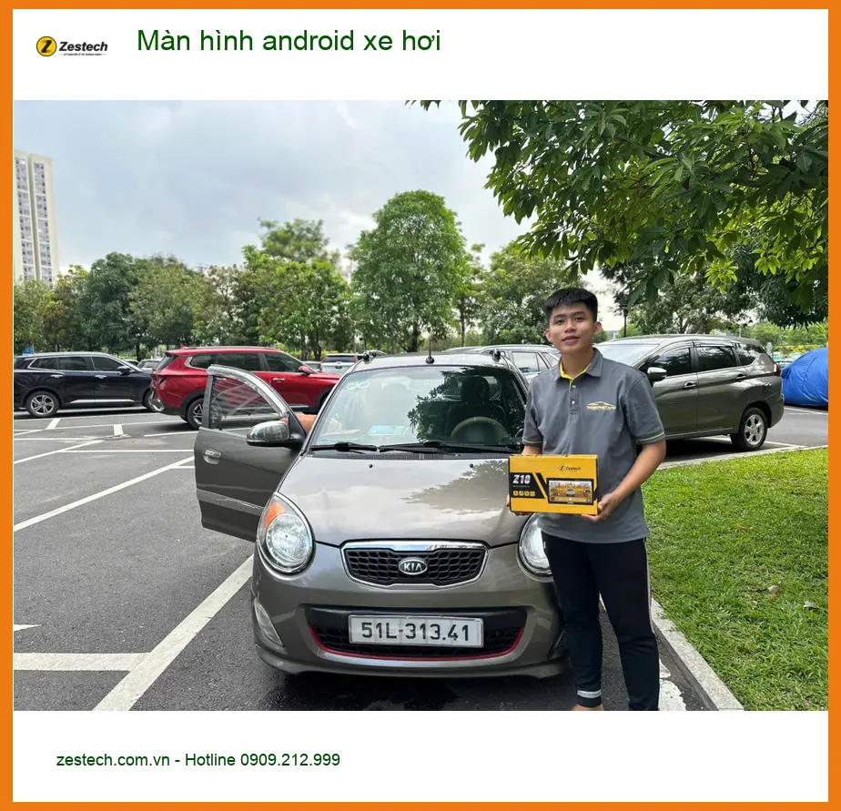 Chị Thanh lắp màn hình android xe hơi Honda CRV tại Quận Huyện Hóc Môn ảnh thực tế 2