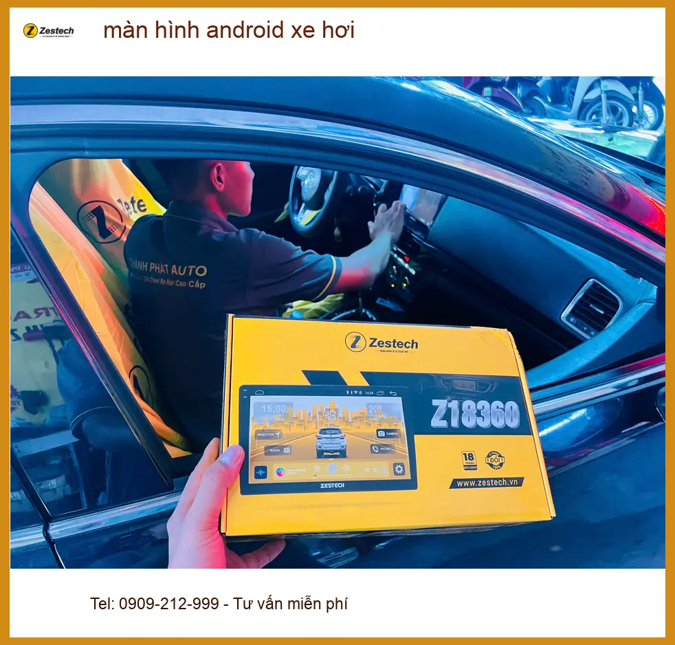 Anh Tấn lắp màn hình Android xe hơi cho Kia Carnival tại Hóc Môn ảnh thực tế 5