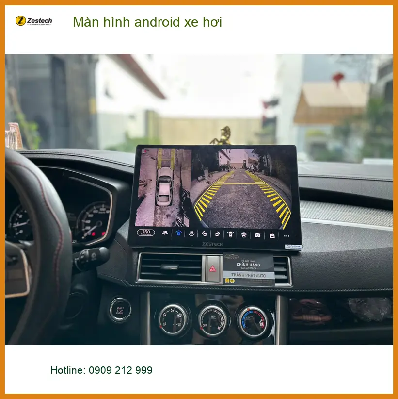 Chú Bình nâng cấp màn hình android xe hơi Hyundai Accent tại Quận 9 ảnh thực tế 2