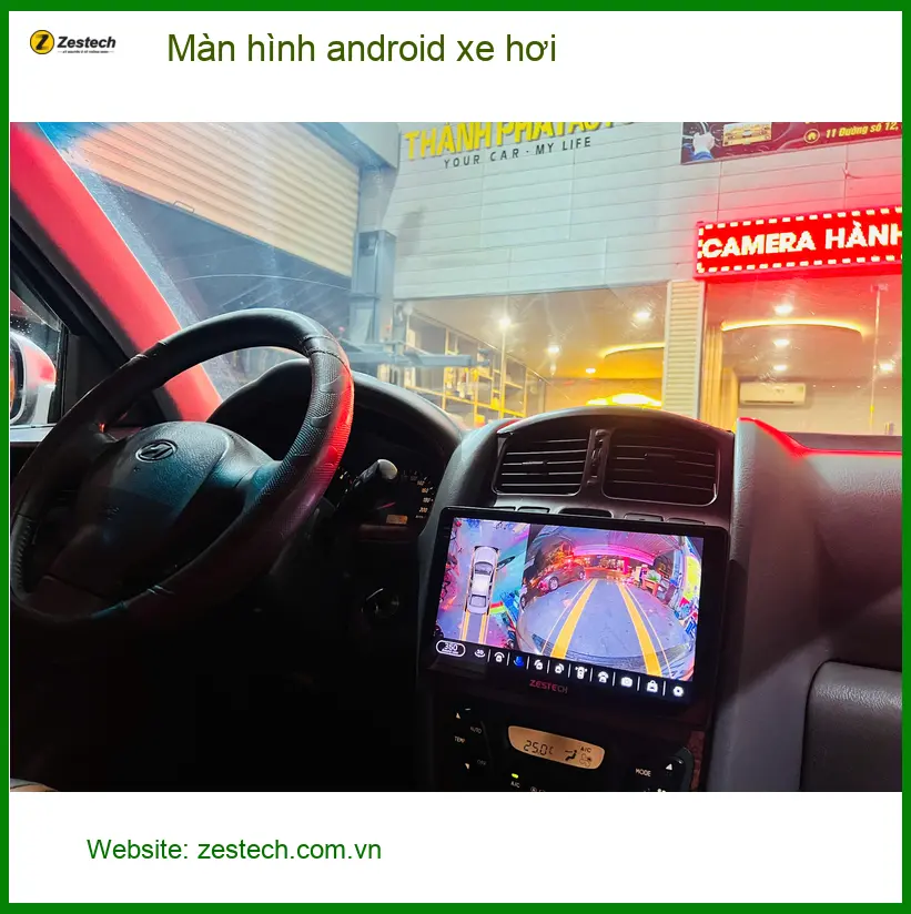 Anh Quang lắp màn hình android xe hơi Hyundai Accent tại Quận 9 để tiện chỉ đường ảnh thực tế 2