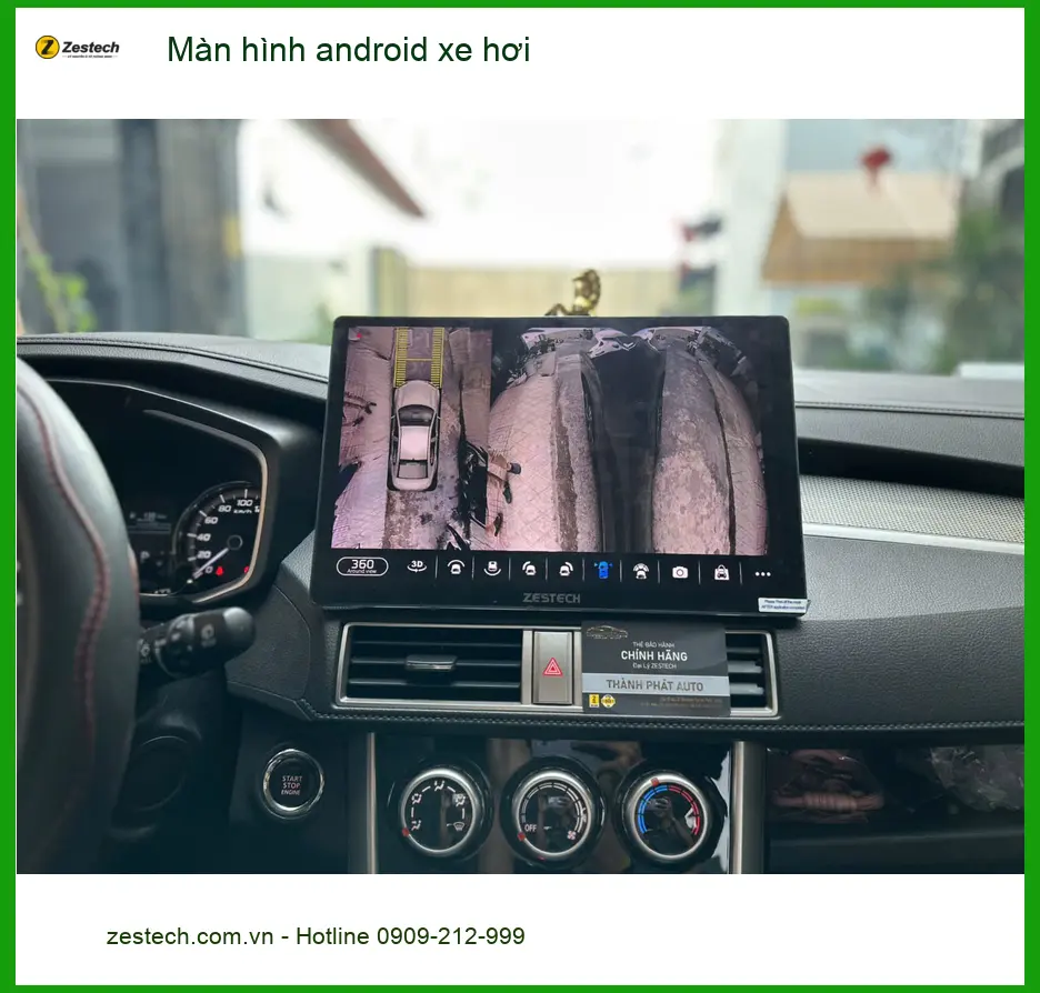 Chú Bình nâng cấp màn hình android xe hơi Hyundai Accent tại Quận 9 ảnh thực tế 3