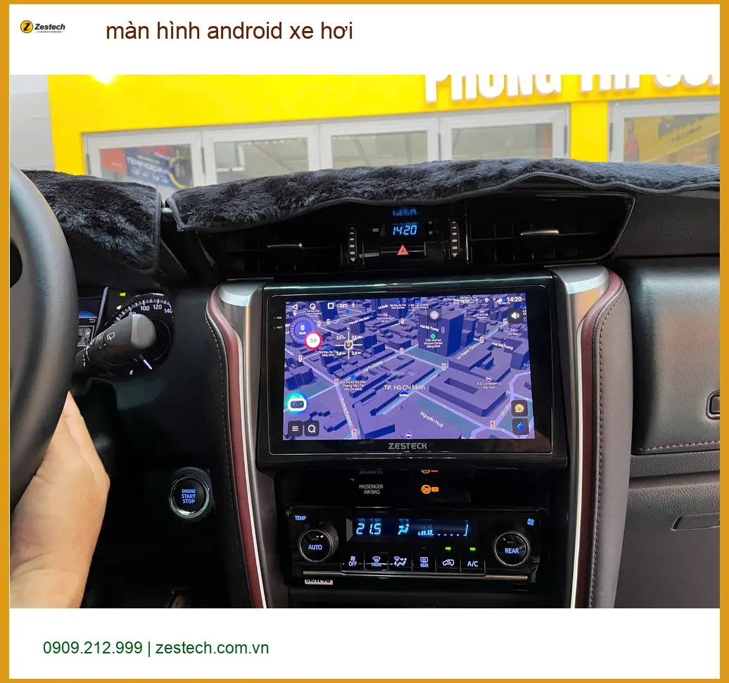 Anh Nhật lắp màn hình Android xe hơi cho Mazda CX-5 tại Quận 2 để có nhiều tính năng thông minh ảnh thực tế 4