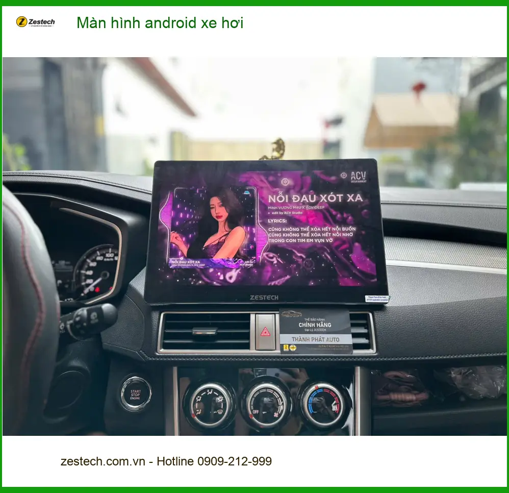Chú Bình nâng cấp màn hình android xe hơi Hyundai Accent tại Quận 9 ảnh thực tế 4