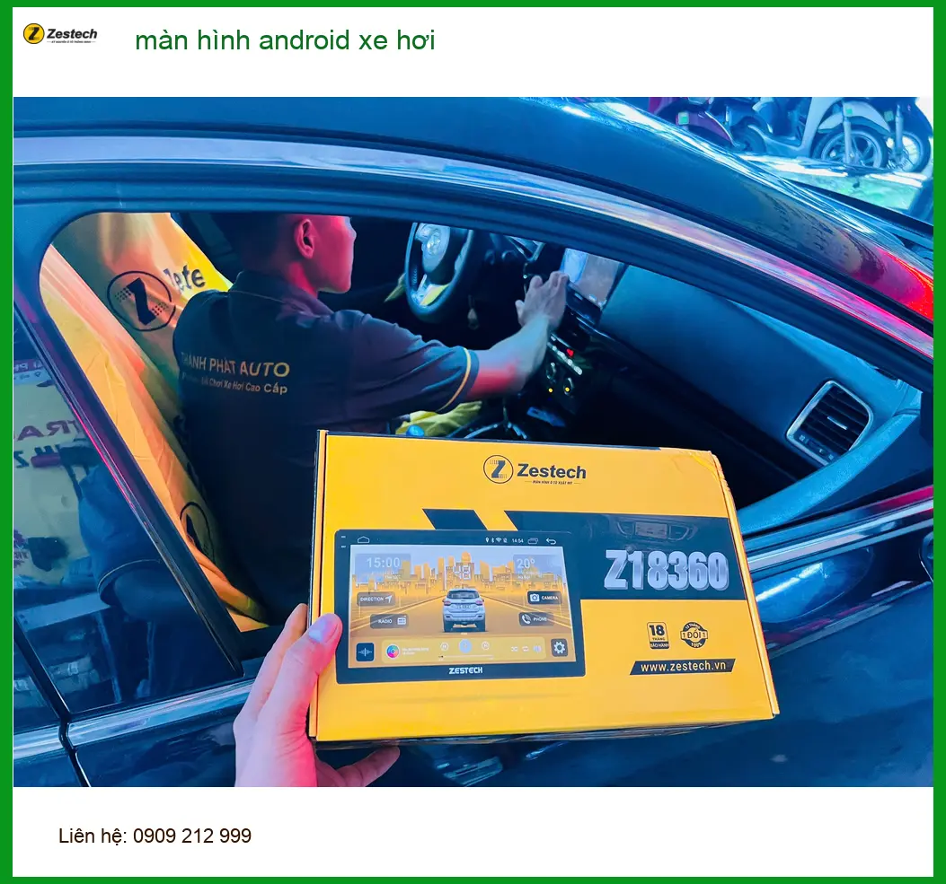 Bác An lắp màn hình Android xe hơi Hyundai Elantra tại Cần Giờ ảnh thực tế 3