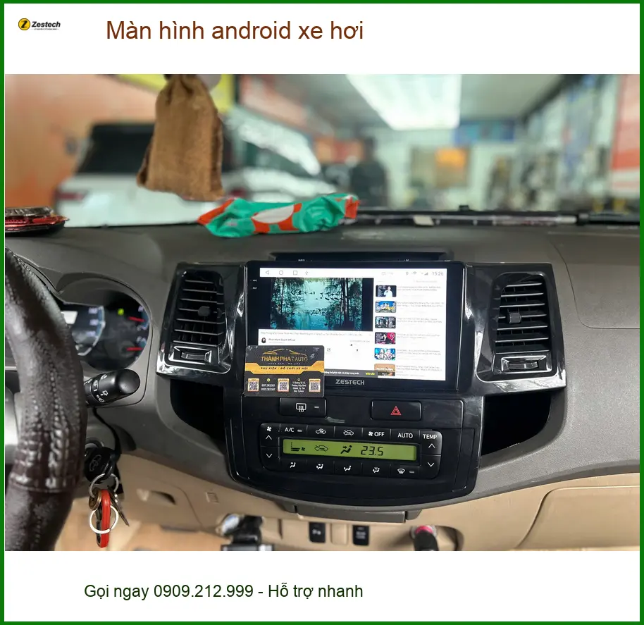 Chị Trâm nâng cấp màn hình Android xe hơi Mazda 3 tại Bình Thạnh giá tốt ảnh thực tế 3