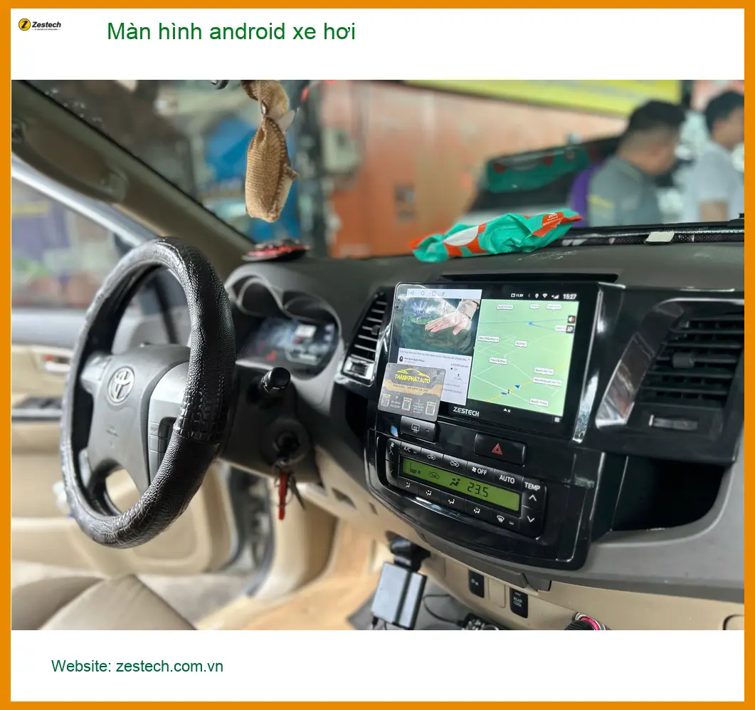 Chị Trâm nâng cấp màn hình Android xe hơi Mazda 3 tại Bình Thạnh giá tốt ảnh thực tế 4