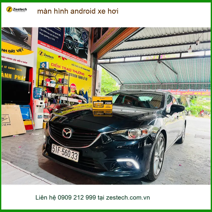 Bác An lắp màn hình Android xe hơi Hyundai Elantra tại Cần Giờ ảnh thực tế 4