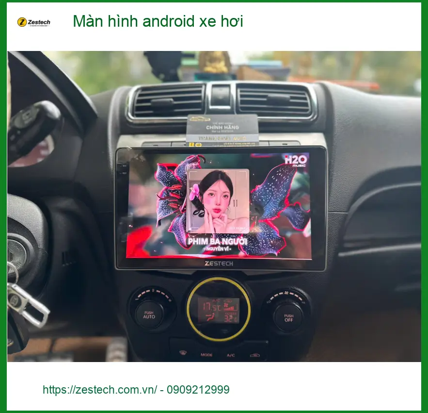 Anh Cường lắp màn hình android cho Elantra tại Quận 10 vì màn zin cũ ảnh thực tế 3