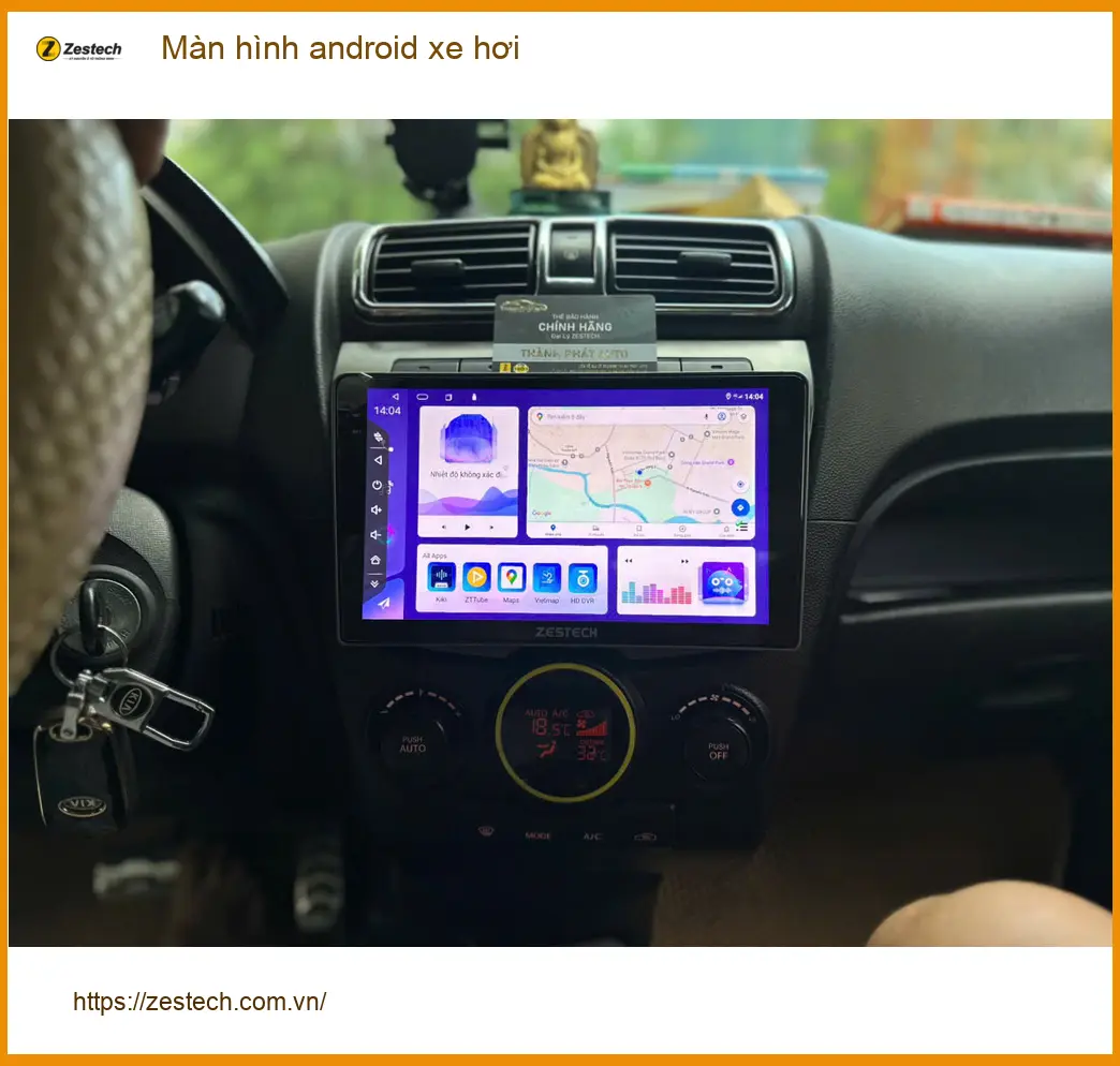 Anh Kiệt lắp màn hình Android xe hơi VinFast Fadil Quận 9 tối ưu tiện ích ảnh thực tế 2
