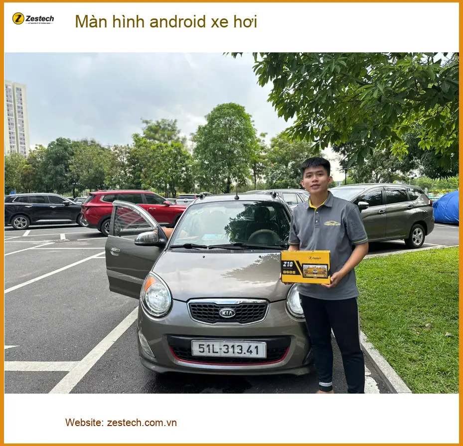 Bác Lâm lắp màn hình Android xe hơi Suzuki XL7 tại Quận Bình Tân ảnh thực tế 3