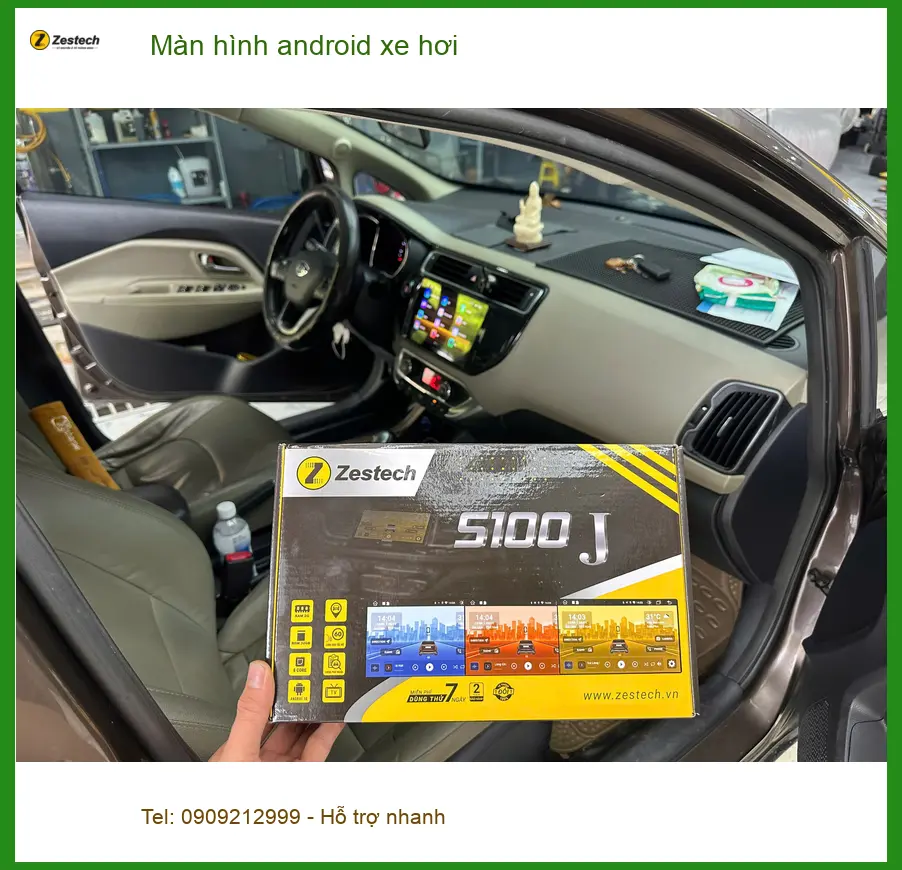 Chú Dũng Hyundai Accent lắp màn hình Android xe hơi tại Quận 6 để trải nghiệm công nghệ mới. ảnh thực tế 2