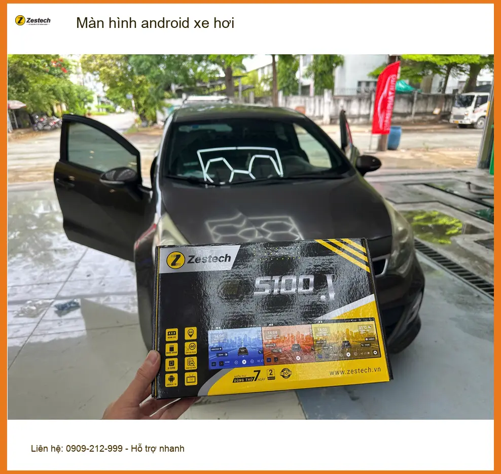 Chú Dũng Hyundai Accent lắp màn hình Android xe hơi tại Quận 6 để trải nghiệm công nghệ mới. ảnh thực tế 5