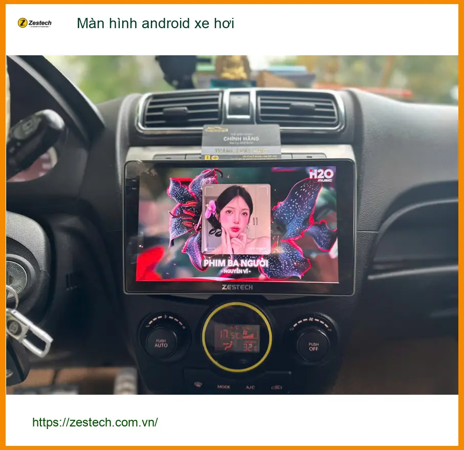 Anh Dũng lắp màn hình android xe hơi cho Honda CRV tại Gò Vấp ảnh thực tế 3