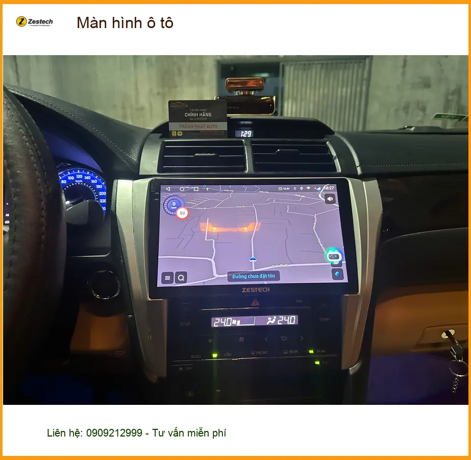 Anh Khang lắp màn hình ô tô Hyundai Creta tại Quận 9 để nâng cấp trải nghiệm lái