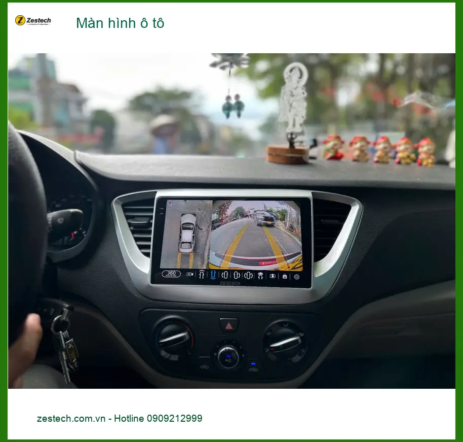 Anh Tuấn Kiệt nâng cấp màn hình ô tô cho Kia Carnival tại Quận 12