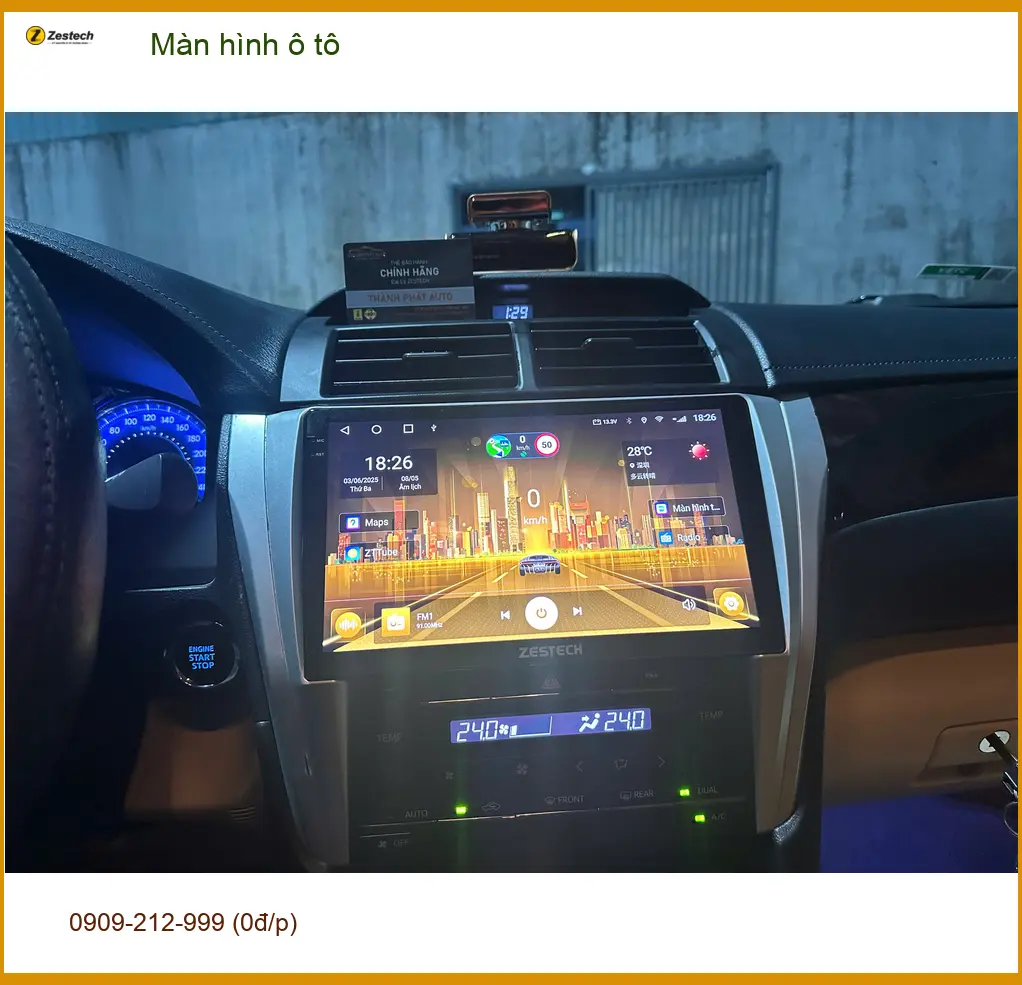 Anh Nam Phong nâng cấp màn hình ô tô Honda CRV tại Quận Gò Vấp cho tiện ích ảnh thực tế 2