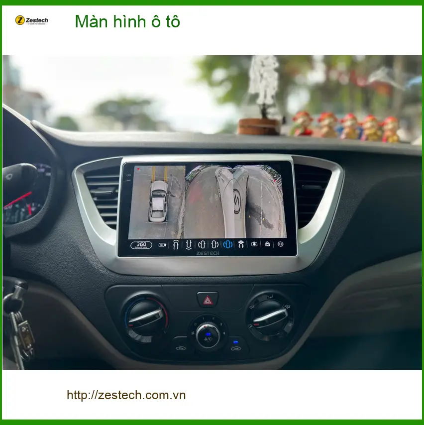 Chị Thảo lắp màn hình ô tô cho Hyundai Accent tại Quận Thủ Đức muốn nâng cấp trải nghiệm giải trí ảnh thực tế 2