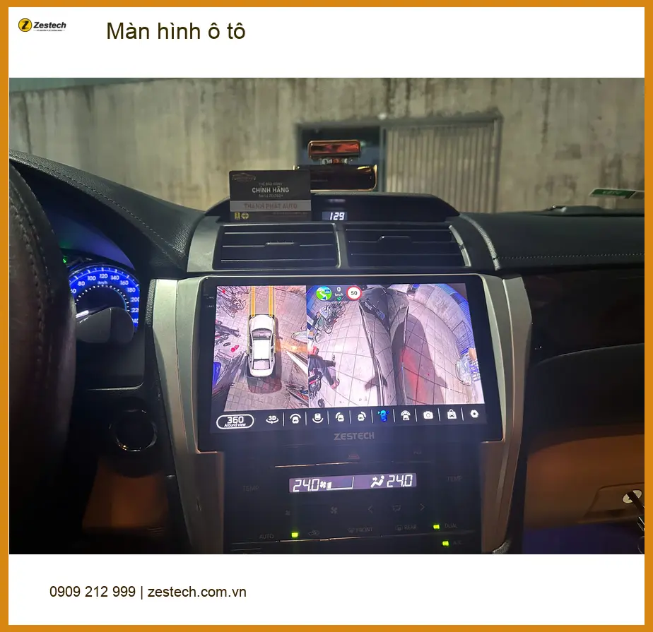 Anh Nam Phong nâng cấp màn hình ô tô Honda CRV tại Quận Gò Vấp cho tiện ích ảnh thực tế 4