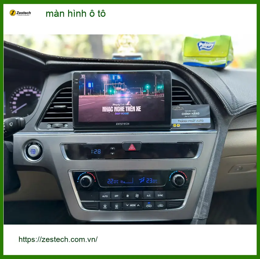 Chú Phước nâng cấp màn hình Android cho Hyundai Accent tại Bình Chánh vì màn hình cũ bị đơ ảnh thực tế 4