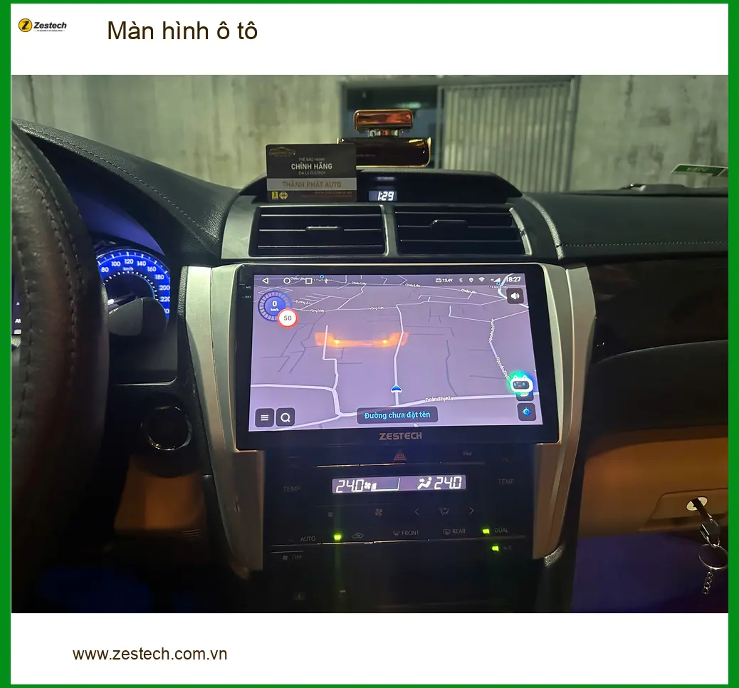 Anh Nam Phong nâng cấp màn hình ô tô Honda CRV tại Quận Gò Vấp cho tiện ích ảnh thực tế 5