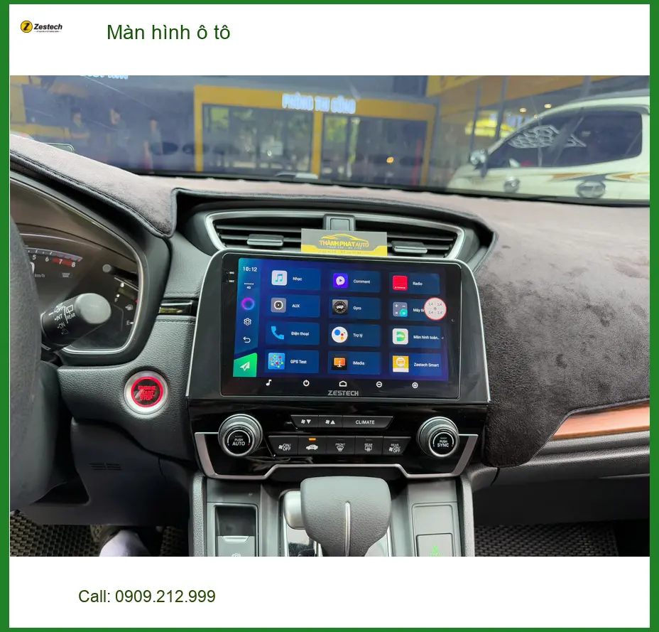 Chị Thanh lắp màn hình ô tô cho Hyundai Accent tại Quận 12 để tiện nâng cấp giải trí